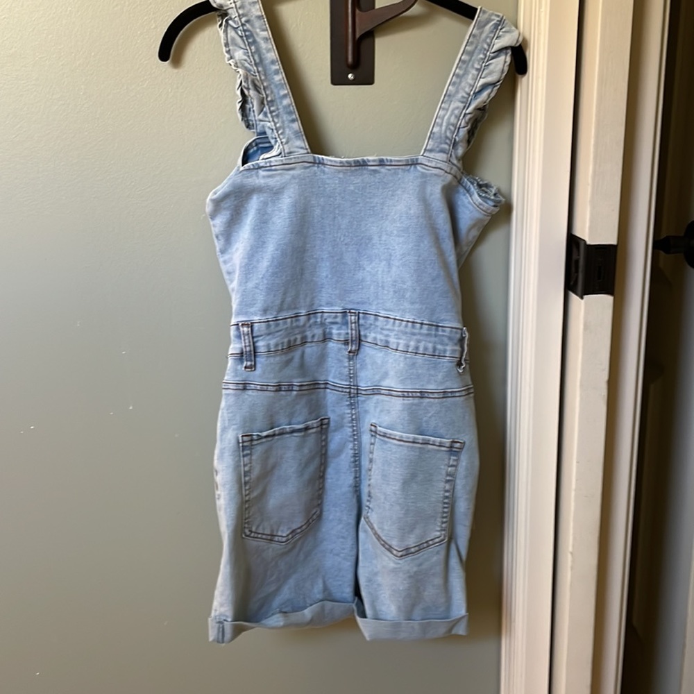Jean short overalls size Medium - Picture 2 of 8